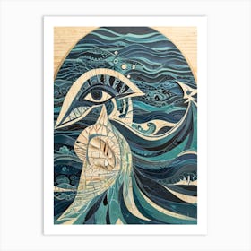 Eye Of The Whale Art Print