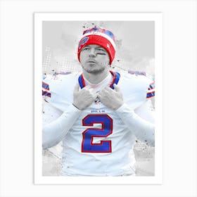 Tyler Bass Buffalo Bills Art Print