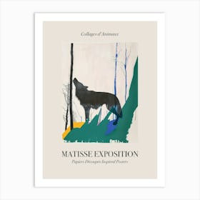 Wolf 1 Matisse Inspired Exposition Animals Poster Art Print