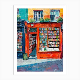 Dublin Book Nook Bookshop 1 Art Print