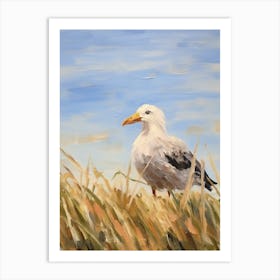 Bird Painting Albatross 1 Art Print