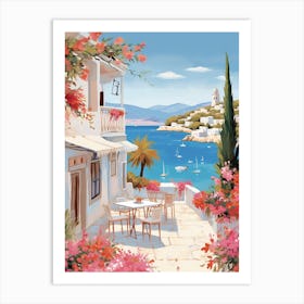 Bodrum Turkey 5 Illustration Art Print