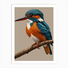 Kingfisher 2 Art Print