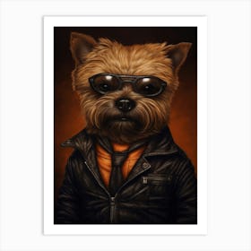 Gangster Dog Cairn Terrier 6 Art Print