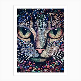 Cat Painting 7 Art Print