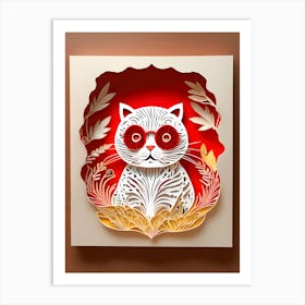 Chinese New Year Paper Art -Reimagined Art Print