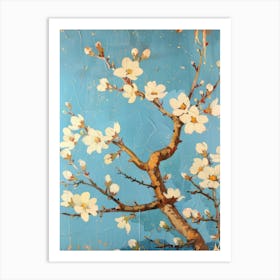 Blossoming Magnolia Art Print