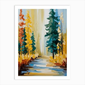 Autumn Trees 5 Art Print