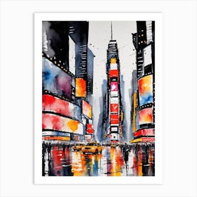 Times Square Art Print