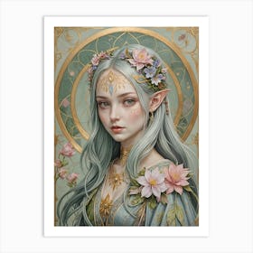 Elven Princess Art Print