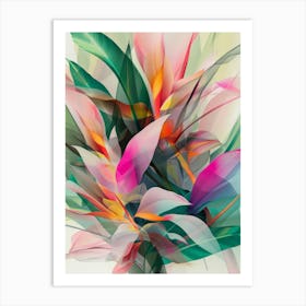 Abstract Flower Painting 12 Art Print