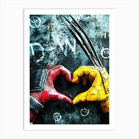 Deadpool And Wolverine 11 Art Print