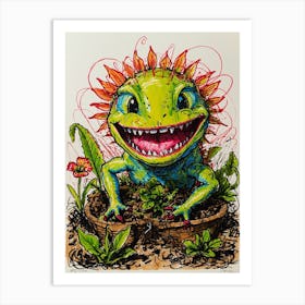 Lizard Art Print