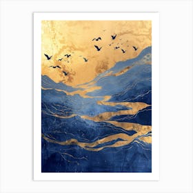 Seagulls Canvas Print Art Print