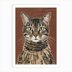 Tabby Cat Art Print