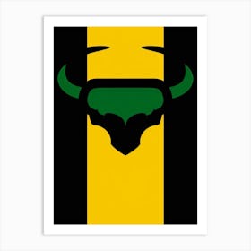 Bull Logo Art Print