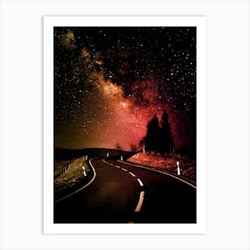 Road To The Stars Art Print