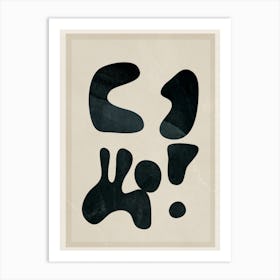 Shape Movement Geometry 1 Art Print