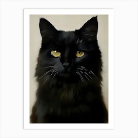 Black Cat 5 Art Print