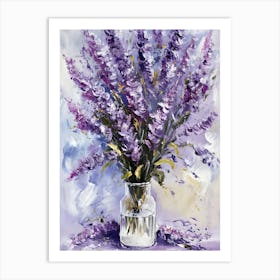 Lavender In A Vase Art Print