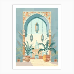 Islamic Doorway Art Print