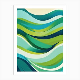 Abstract Wave 2 Art Print