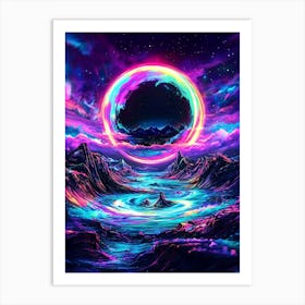 Rainbow Ring Art Print