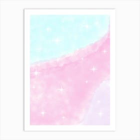 Watercolor Background 13 Art Print