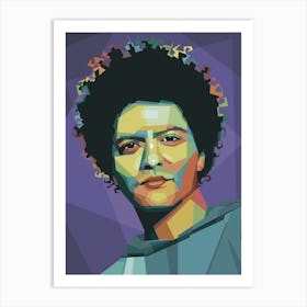 Bruno in WPAP Art Print