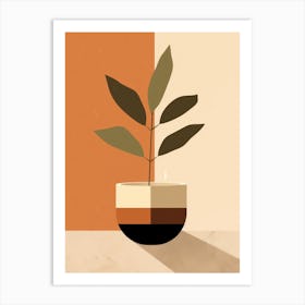 Plant In A Pot 5 Art Print