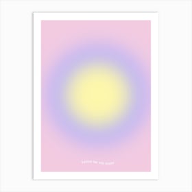 Focus On The Good Art Print