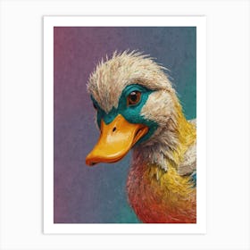 Duck Canvas Print Art Print