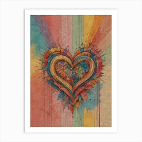 Heart Of Love 27 Art Print