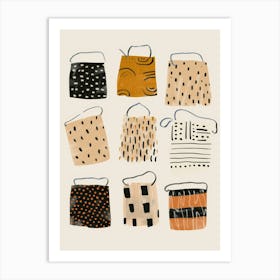 I Love Bags Art Print