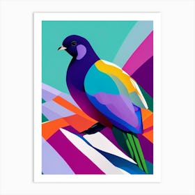 Pigeon Pop Matisse Bird Art Print