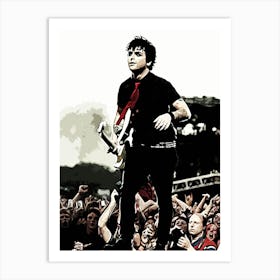 billie joe armstrong green day Art Print