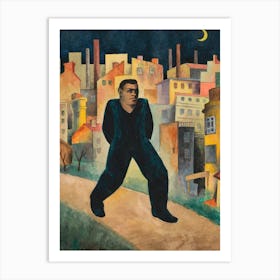 Man On A Street Art Print