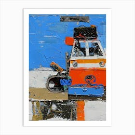 Truck On The Road Art Print