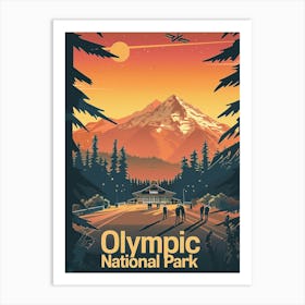 Olympic National Park 1 Art Print