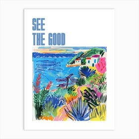 See The Good Poster Seascape Dream Matisse Style 7 Art Print