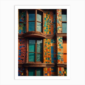 Colorful Building Art Print