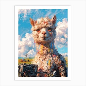 Llama 8 Art Print