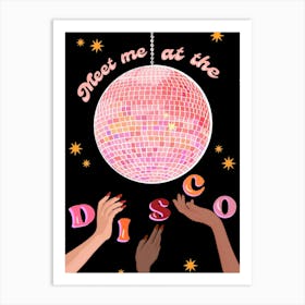 Meet Me At The Disco 1 Art Print