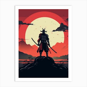 Samurai 1 Art Print Art Print