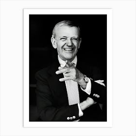 Portrait Of American Dancer And Actor Fred Astaire Art Print