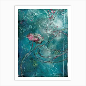 Abstract Of A Flower 2 Art Print