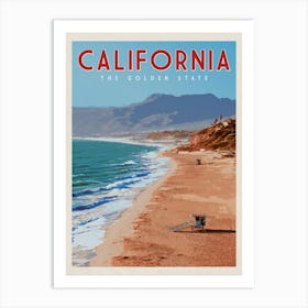 California Travel Poster Art Print