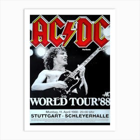 Ac Dc Fly On The Wall 1986 Poster Art Print