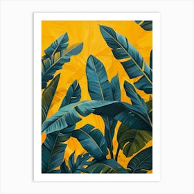 Banana Leaves 2 Art Print