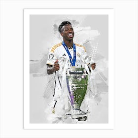 Vinicius Junior Real Madrid Art Print